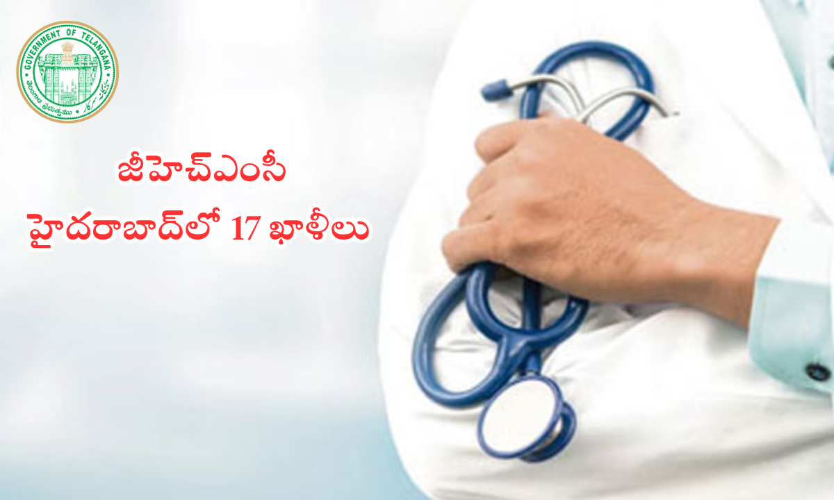 GHMC 17 Jobs 2025