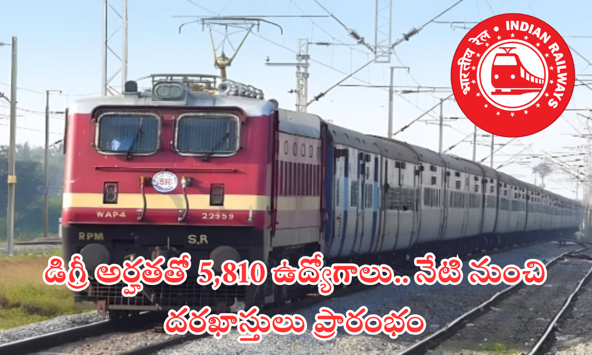 RRB NTPC Graduate Notification 5810 posts