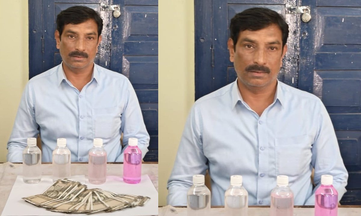 electricity AE caught while taking bribe in hyderabad