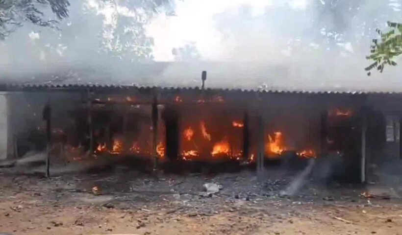 fire accident at fire works in ap