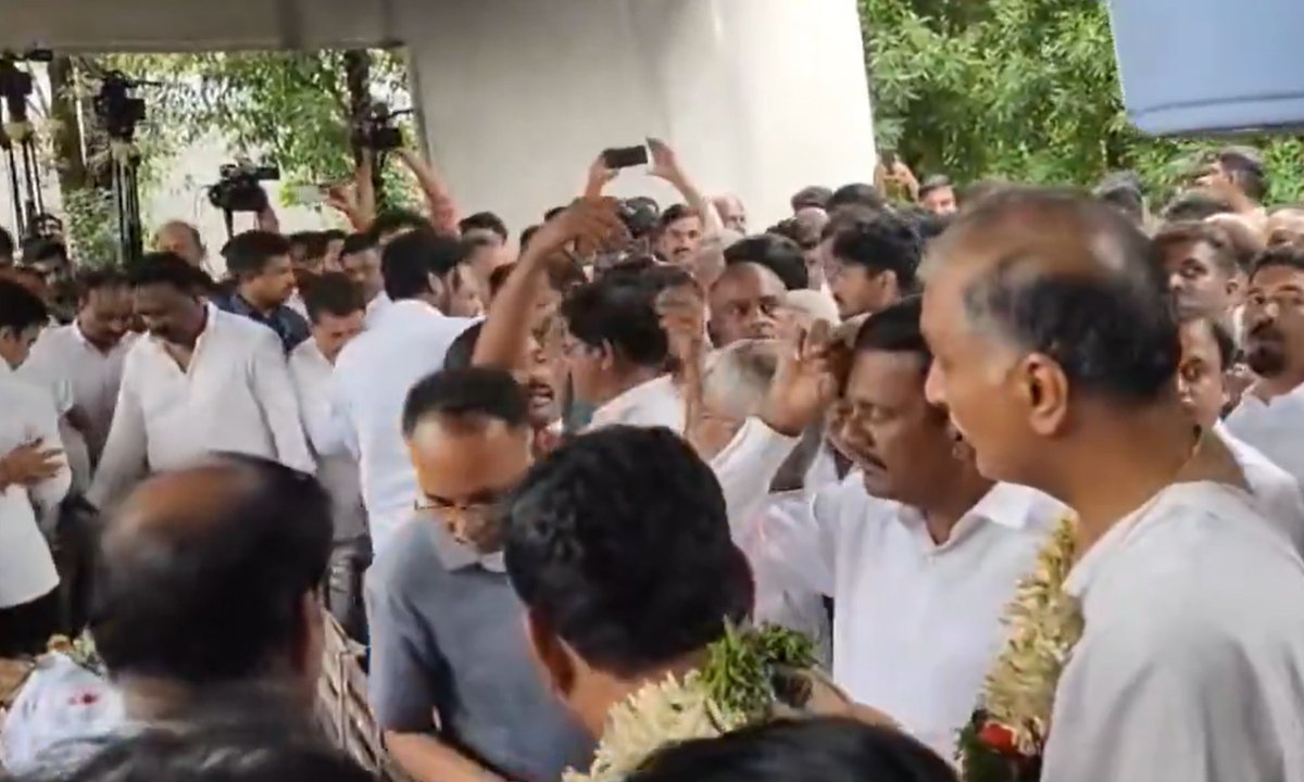 harish rao father final rites completed