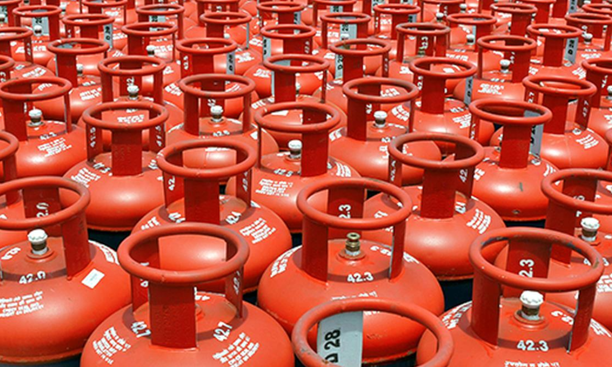 Lpg gas cylinder october 1 price