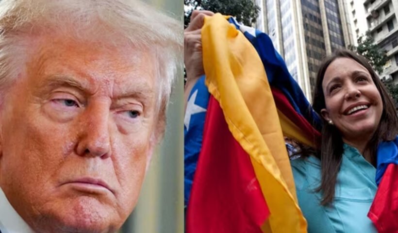 Venezuela woman maria corina Machado bags noble peace prize