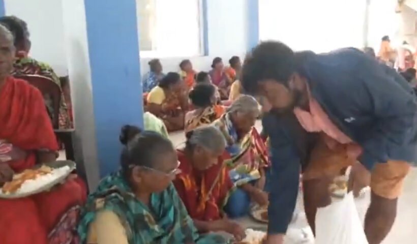 uppada residents shifted to rehabilitation centre due to montha cyclone