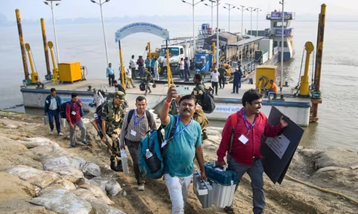 bihar first phase elections polling started
