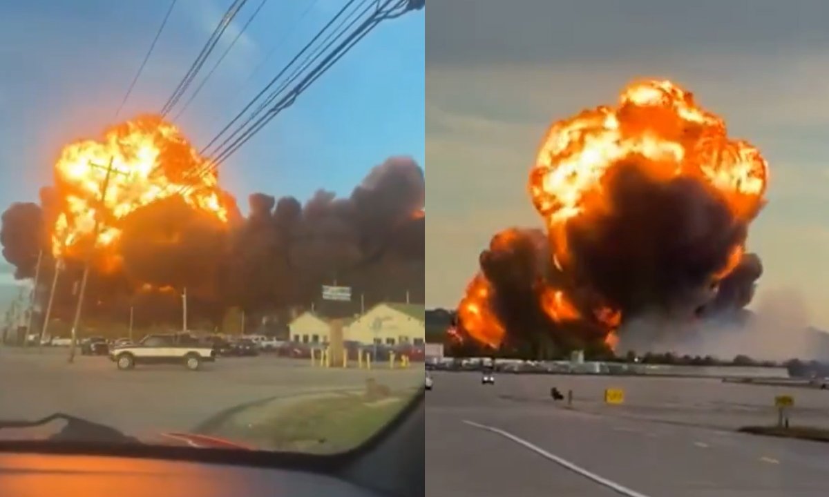 us cargo plane crashes near Louisville airport