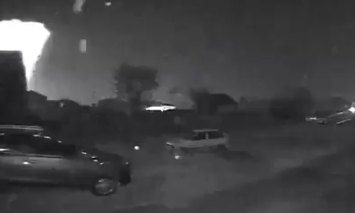 cctv footage of jammu Kashmir police station blast incident