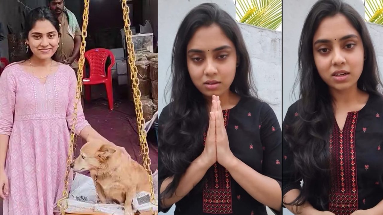 Actress Teen Shravya Apologies to public