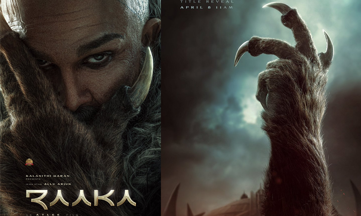 AA22 First look revealed Allu Arjun as Raaka